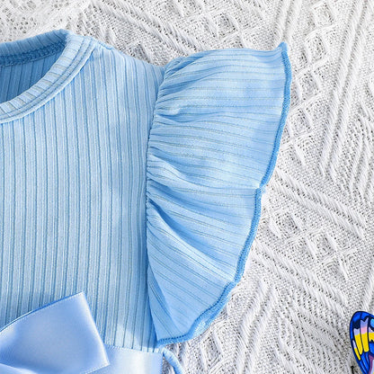 Baby Girl Cute Dress New Summer Toddler Kids Mesh Tutu Dresses Sequin Bow Children Birthday Party Dress Baby Girls Tulle Clothes
