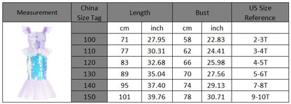 Elsa Anna Kid Princess Girls Dress Rapunzal  Kids Cosplay Halloween Vestidos Children Costume Birthday Party Dress