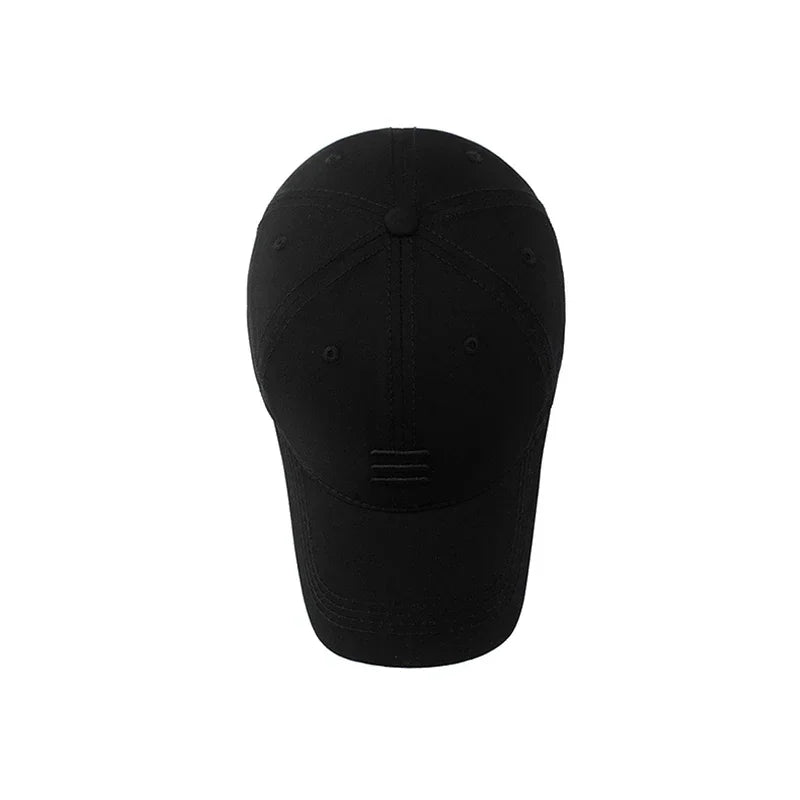 4 Colors New Fashion Soft Top Baseball Cap Outdoor Sport Casual Cotton Snapback Hats For Men and Women Three Bars Dad Hat Design