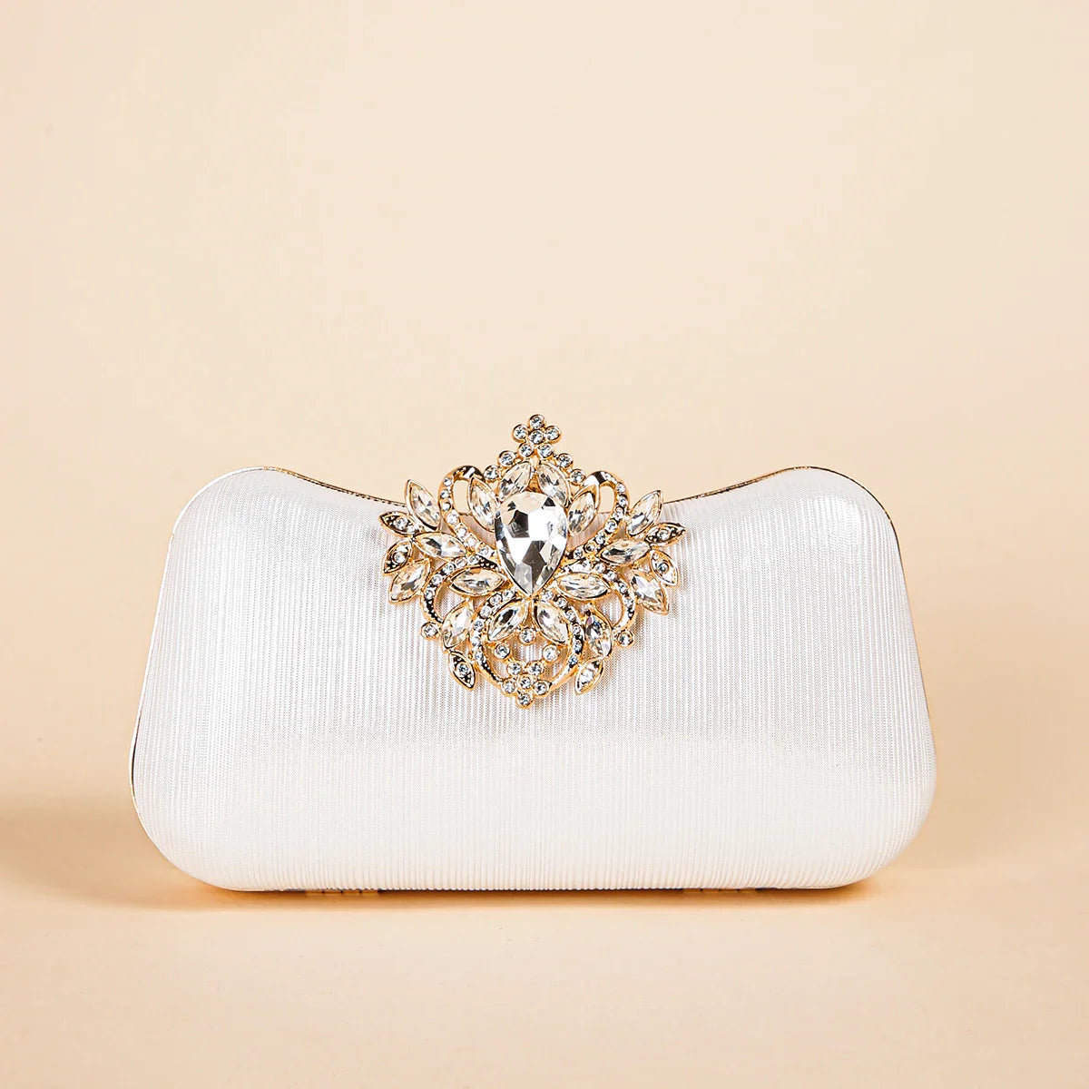 Luxury Rhinestone Evening Bag For Carnaval, Shiny Wedding Dress Purses,  Glamorous,Elegant,Exquisite Small Rhinestone Decor Boxy