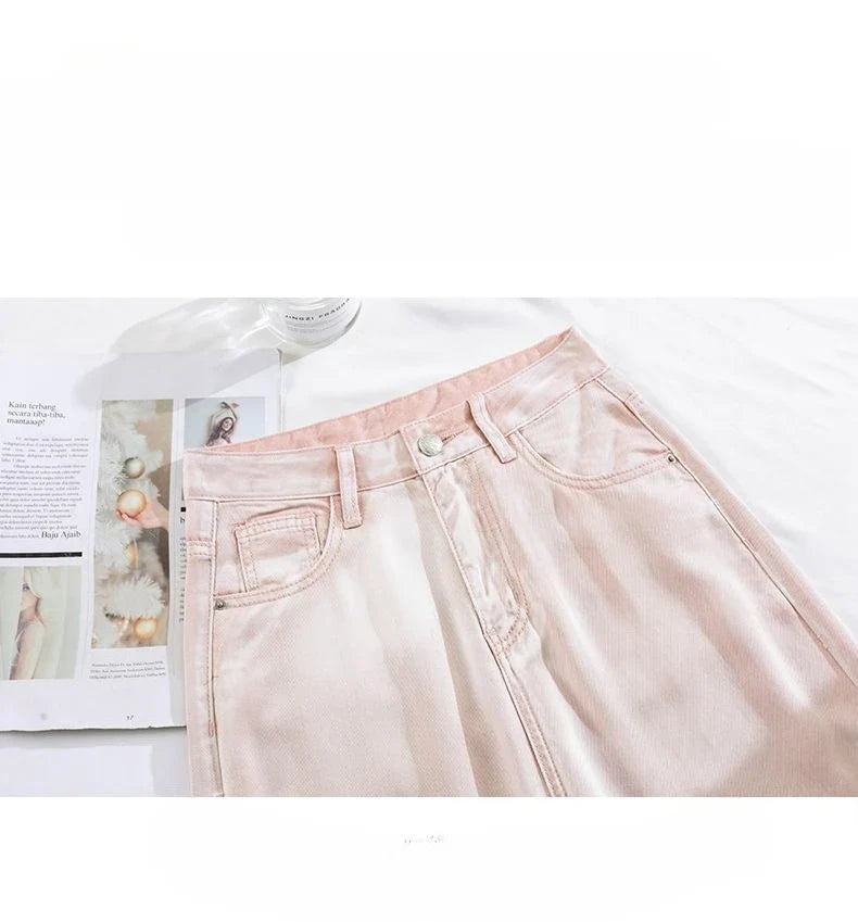 Woman Jeans 100% Lyocell Breathable Denim Wide Leg Towel Sweep drape loose 2025 Summer ice silk Baggy Famale Denim Pants 5 Color