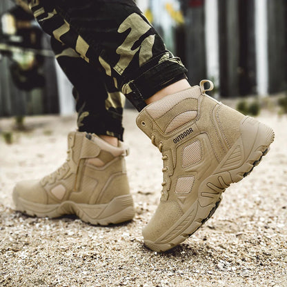 2024 Casual Sneaker Men's Desert Boots Ankle Boots Windproof Sports Shoes Outdoor Hiking Mountaineering Work Safty Shoes