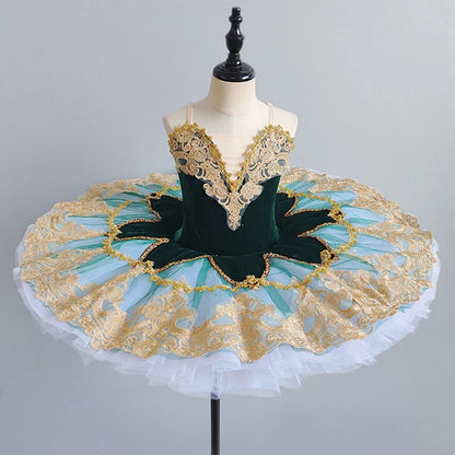 Princess Performance Fairy Tutu Kids Clothes Ballet Leotards for Girls Dress Stage Costumes Dance Wear Summer Children Clothing