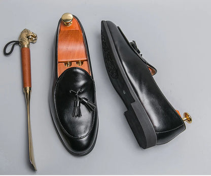 Men Formal Shoes Tassel Loafers