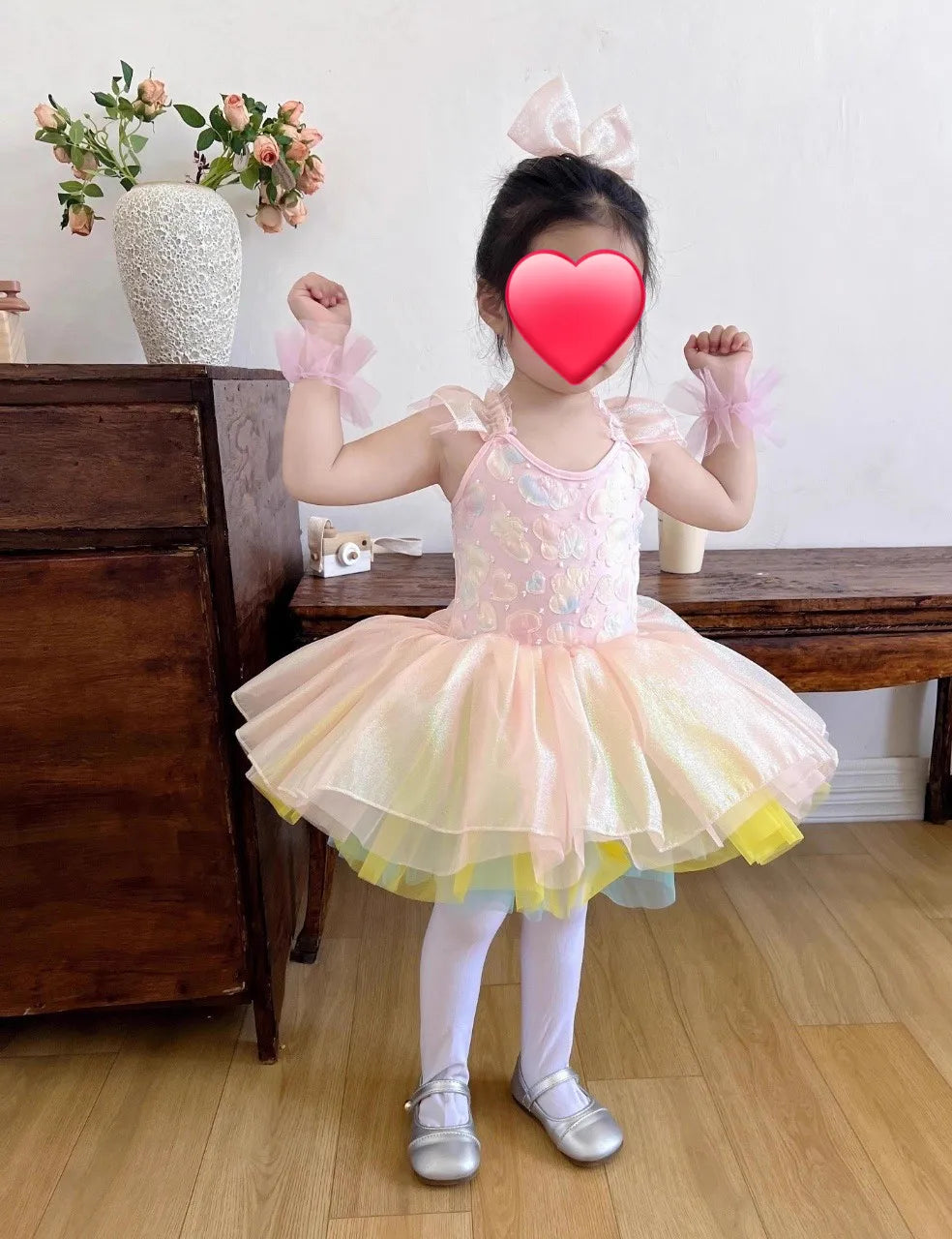Children's Day Dance Dress Girl Ballet Princess Summer Dresses Girls Ballet Sequins Outfit Kids Clothes Vestidos Birthday Gift
