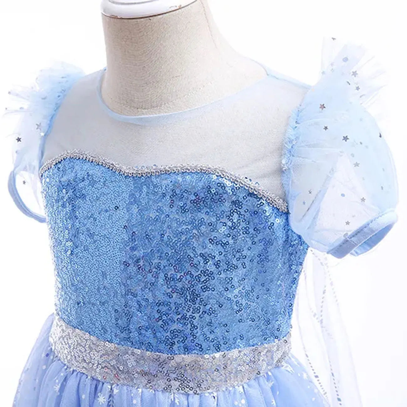 Halloween Girl Elsa Role Playing Dress Light Up Halloween Frozen Carnival Apparel Girls Birthday Cosplay Princess Glowing Dress