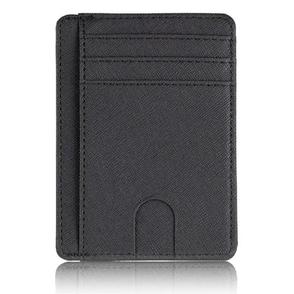 Blocking Wallet Business Card Cover for Case Super Thin Men Leather Credit Card Holder Card Travel Wallet Minimalist Wallet