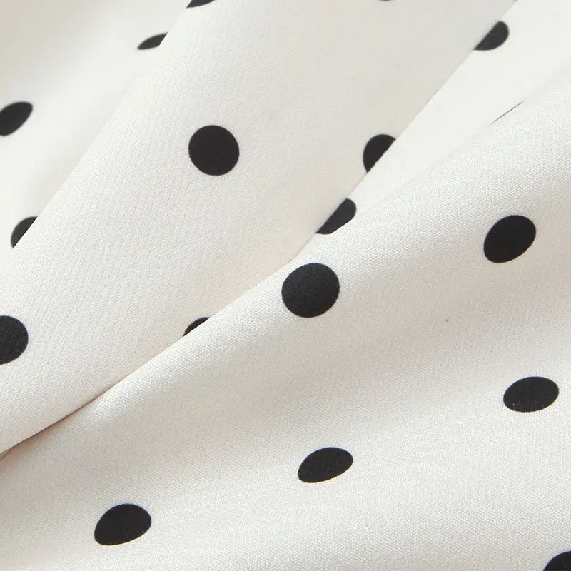 2026 Spring Chic Women Blazer Polka Dot Single Breasted Long Sleeve Blazer New Fashion Office Lady Blazers