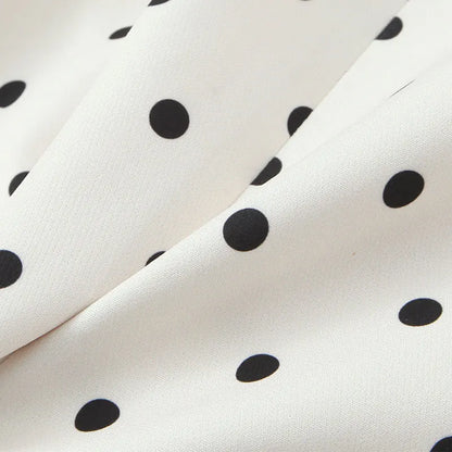 2026 Spring Chic Women Blazer Polka Dot Single Breasted Long Sleeve Blazer New Fashion Office Lady Blazers