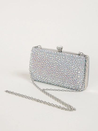 Women's evening bag, luxury sequin evening bag, suitable for carnival use, sparkling wedding handbag, gorgeous