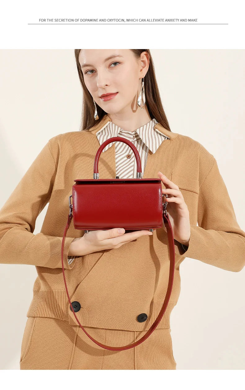 Genuine leather woman bag shoulder bag Handbags ladies crossbody bags luxury designer minimalism bag mini bag white