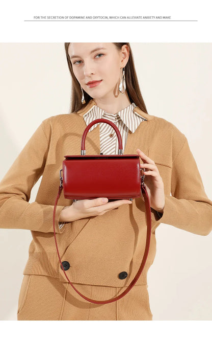 Genuine leather woman bag shoulder bag Handbags ladies crossbody bags luxury designer minimalism bag mini bag white
