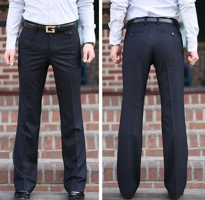 Brown Plus Big Size Male Suit Trousers Straight Men's Summer Pants Up Elegant 2025 Korean Style Clothes Classic Reviews Many