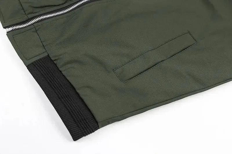 New Jackets for Men Solid Color Bomber Jacket Coat Business Male Coats Windbreaker Mens Zipper Korean Basic Streetwear Tops