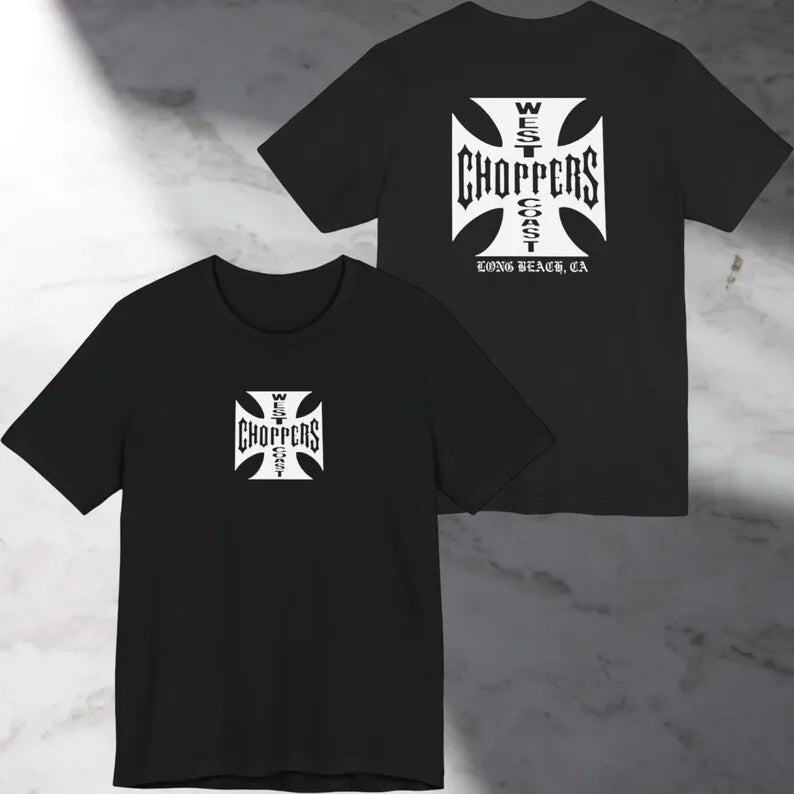 New 2026 West Coast Choppers  Graphic Tee 100% Cotton Round Neck Casual Regular Fit Unisex T-shirt  Summer Top
