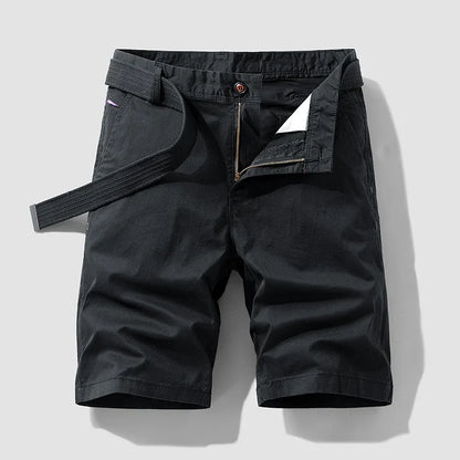 Men Summer Five Points Pants Male Trendy Loose Casual Daily Short Simple Fashion Versatile Solid Color Straight Leg Cargo Shorts