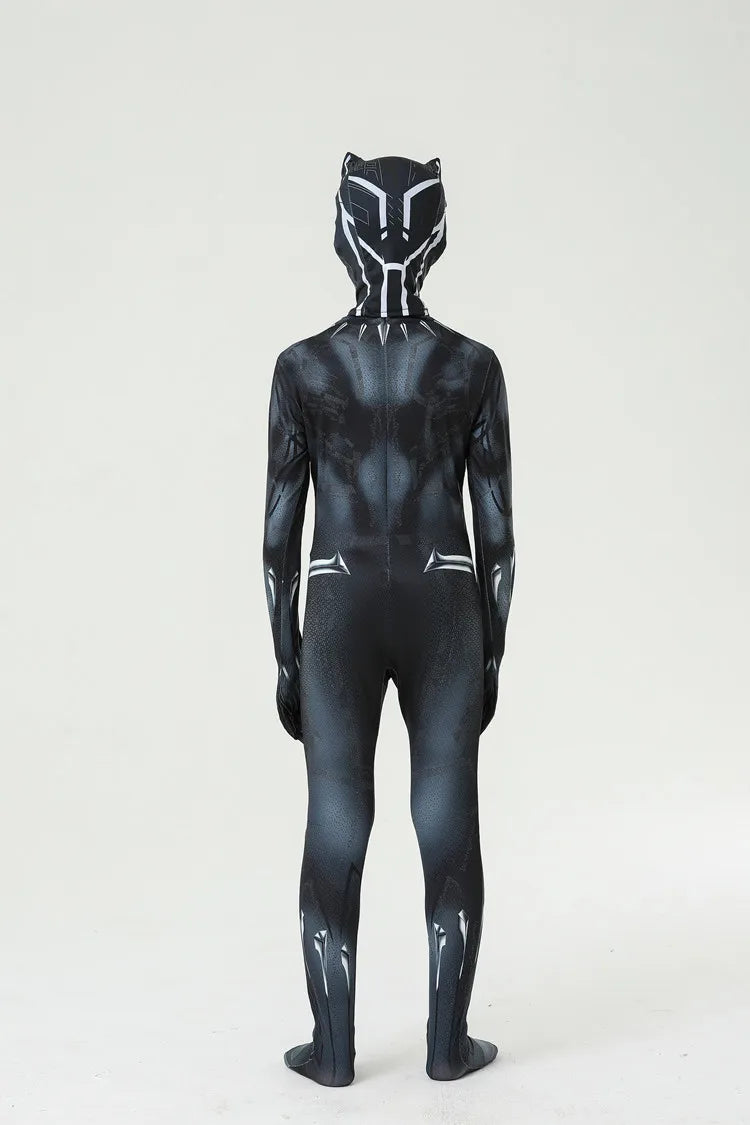 Anime Black Panther And Wizard of Oz Cute Lion Cosplay Costume Bodysuits Children For Men Boys Halloween Superhero Jumpsuits