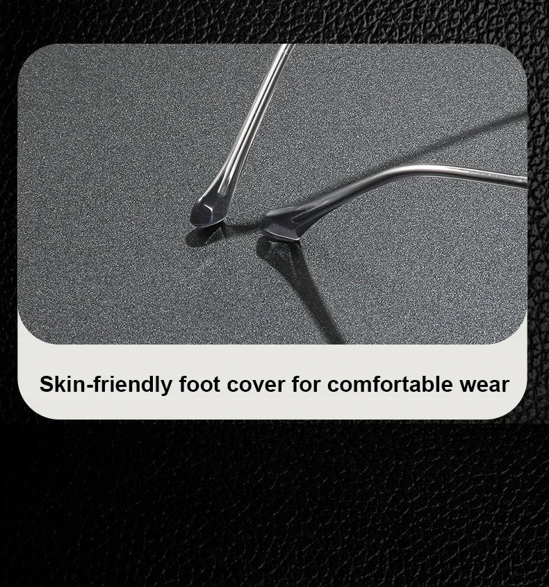 Men's Classic Business Eyeglasses Frames Anti-Blue Light Reading Glasses Myopia Hyperopia Customizable Prescription KE001