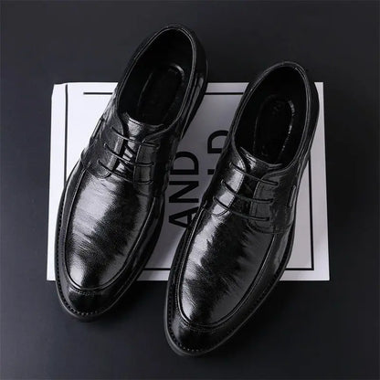 2026 Men's Height Increasing Dress Shoes Business Casual Elevator Oxfords Wedding Office Formal Spring Autumn Fashion