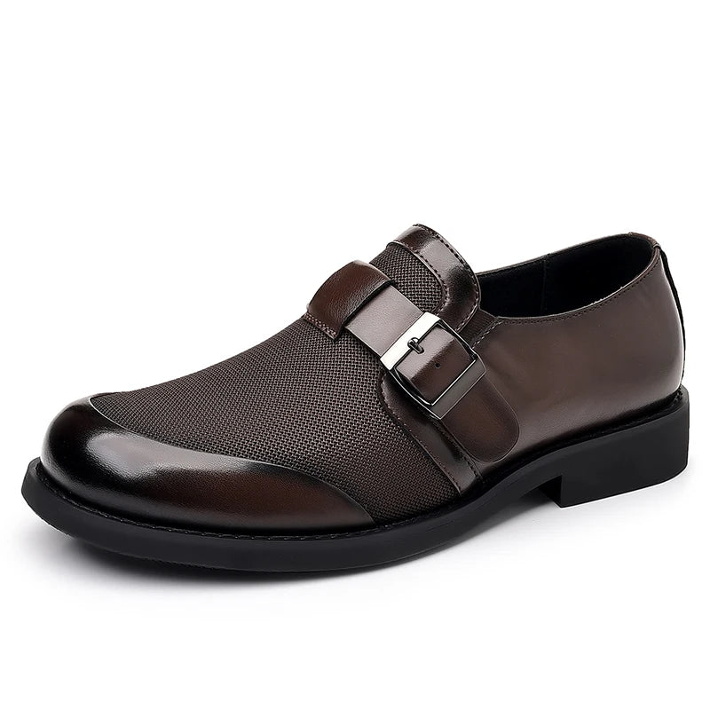 Leisure Walk Male Loafers Outdoor Anti-slip Men's Driving Shoes Handmade Business Footwear Elegantes Slip on Flats Oxford Shoes