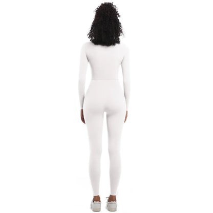 Women's Jumpsuit Women's Sports Shapewear Seamless Slim Fit Long Sleeve Sports Bodysuit  Fitness Sports Bodysuit Yoga Suit