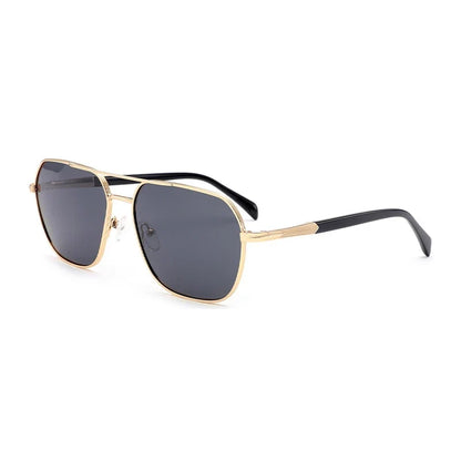 Fashion Aviator Polarized Prescription Sunglasses Mens Trend Metal Pilot Uv400 Protection Pilot Corrective Sun Glasses