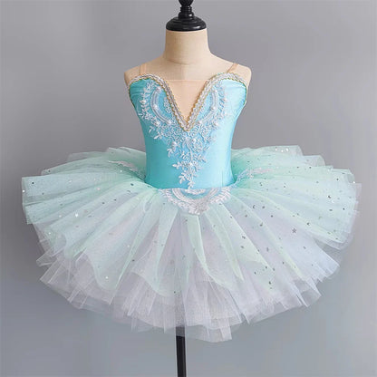 Summer Ballet Dress Girl Dance Costumes Ballet Leotards Casual Kids Dresses Tutu Ballerine Girls Clothes Vestidos Children's Day