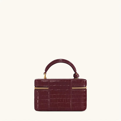 Textured Leather Crossbody Bag for Women, Designer Shoulder Purse with Letter Logo, Chic Commuter Handbag