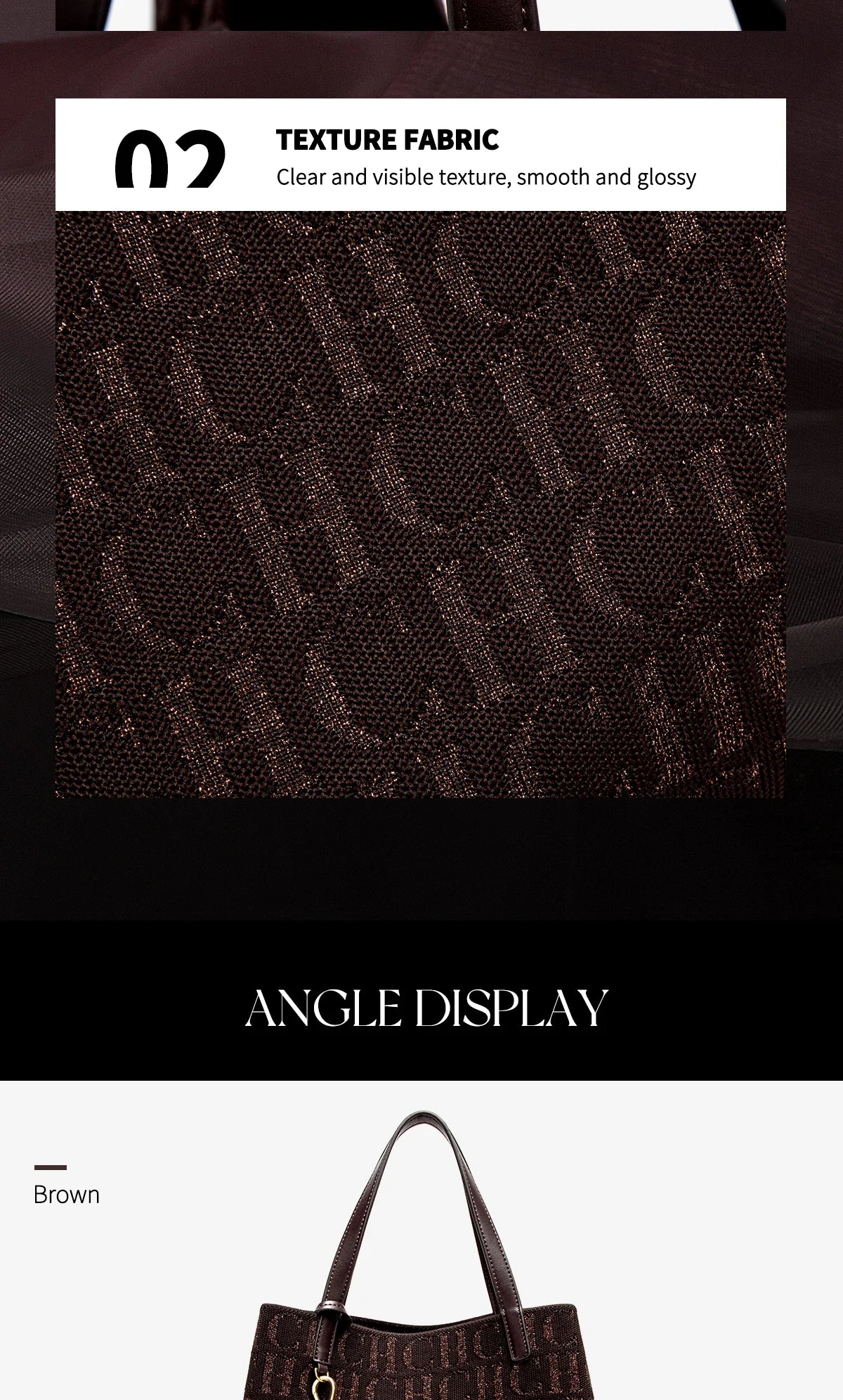 Large Capacity Letter Print Design Pure Colour Ladies Handbag Classic Style Fashion New with Clutch Bag Accessories