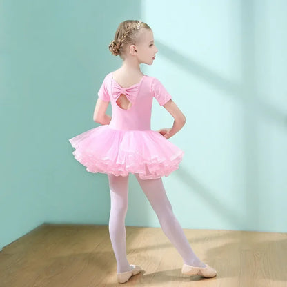 Children's Dance Costume Girl Dress Tutu Outfit Vestido Girls Clothes Ballet Leotard Robe Fille Summer Ballet Skirt Baby Dresses