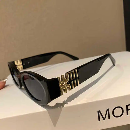 2025 New Fashion Small Frame Cat Eye Sunglasses Women Men Brand Design Luxury Sun Glasses Ladies Eyewears Oculos De Sol UV400