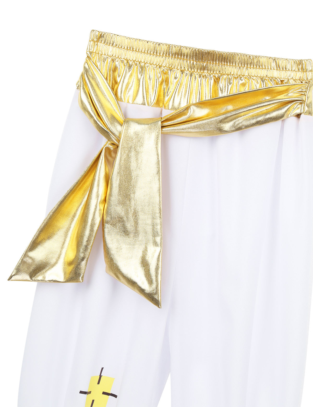 Boys Mythical Prince Arabian Carnival Cosplay Outfit Halloween Party Arabian Prince Role Play Waistcoat Vest Top+Belted Pants