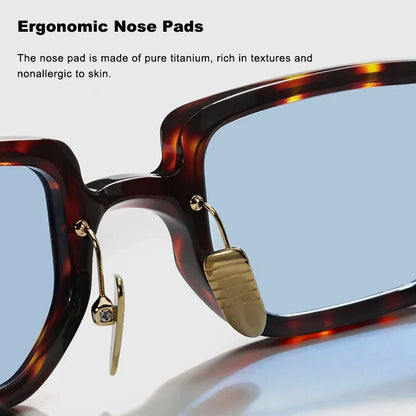 Fashion Luxury Brand  Man Sunglasses SASTATRE Handmade Square Small Frame Sunglasses Woman Outdoor UV400  Protection SUN GLASSES