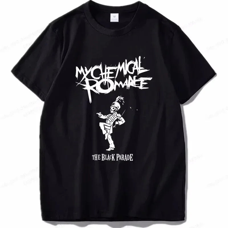 My Chemical Romance T Shirt Women Fashion Cotton T-shirts Cool Hip Hop Men Tshirt Casiual Summer Vintage Anime Unisex Top Tee
