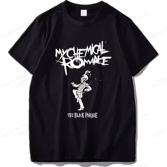 My Chemical Romance T Shirt Women Fashion Cotton T-shirts Cool Hip Hop Men Tshirt Casiual Summer Vintage Anime Unisex Top Tee