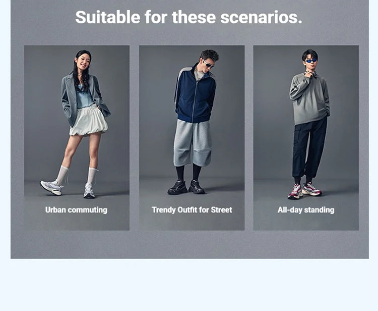 Basque 3 For Male Sneakers Retro Fashion Breathable  Luxury Height-Increasing Sports Shoes 2026 Spring 874219320001