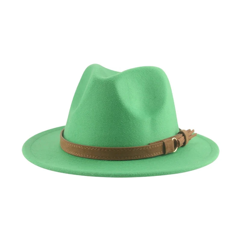 Hats for Women Fedoras Girls Hat Boys Hat Felted Kids Baby Caps Small 52cm 54cm Belt Wedding Cute Kid Fedoras Sombreros De Mujer