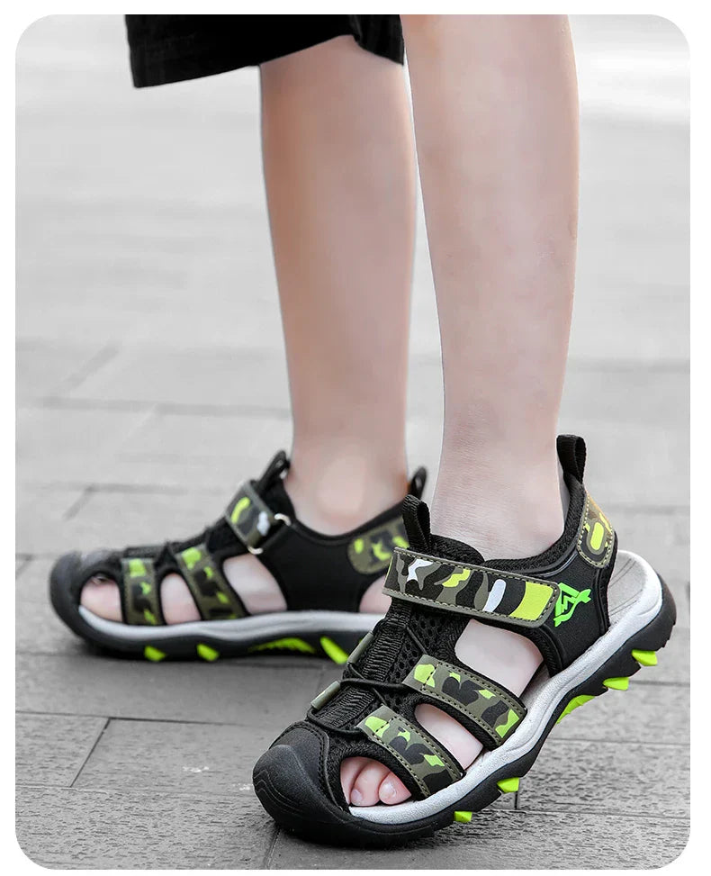 Children Girls Boys Sandals Children Beach Sandals Non-slip Soft Bottom Breathable Boys Shoes Outdoor Kids Shoes