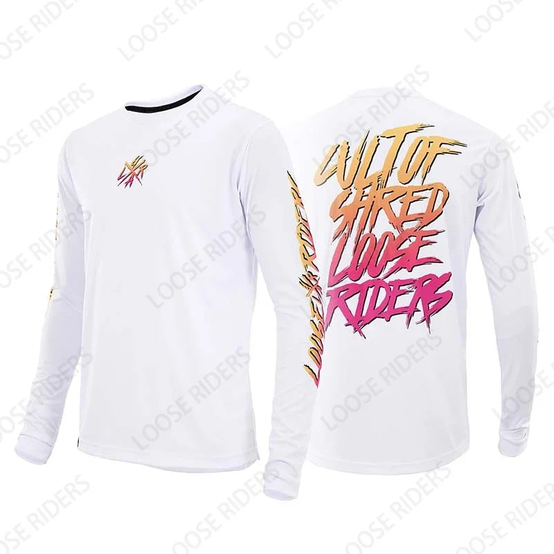2023 Loose Rider Mens Long Sleeve Jersey BMX Enduro Downhill Jerseys MTB Mountain Bike Shirts Off Road DH Motorcycle Jersey
