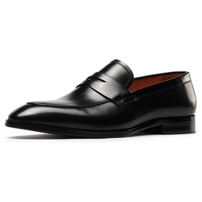 Men Loafer Casual Shoes Calf Leather Waterproofing Materials High Quality Wholesalers Online Formal Dress Slip-on Shoes