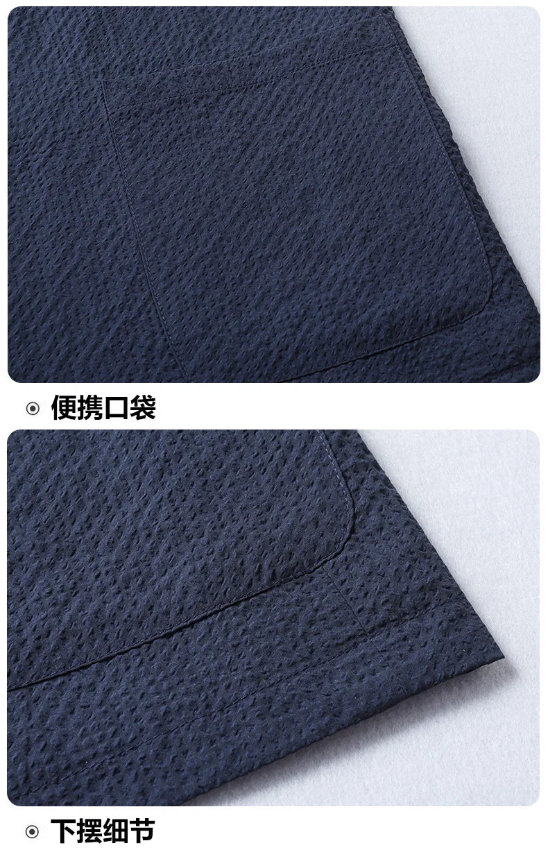 Summer new style suit jacket - Men's fashionable lightweight breathable quick-drying coat with sun protection fabric