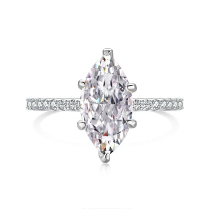 18K Gold Plated 925 Sterling Silver Crushed Ice Cut Lab Sapphire Gemstone Wedding Party Fine Jewelry Rings Wholesale