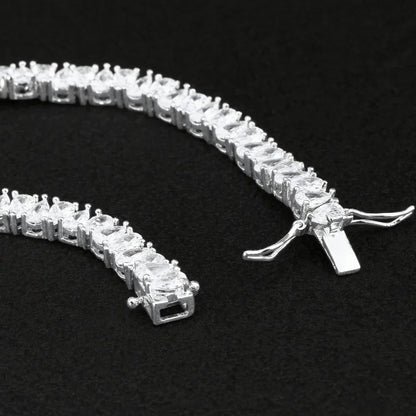 3*5mm Pear Cut Moissanite Tennis Bracelet S925 Silver Waterdrop Lab Diamond Bracelet For Women Man Party Fine Jewelry
