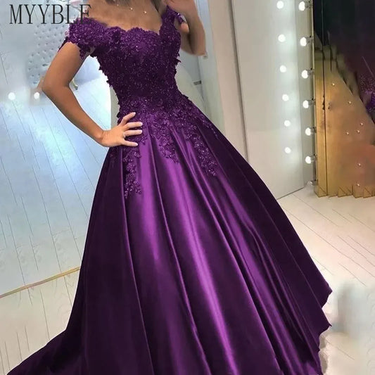 Customized Long Floor Length Formal Dress Robe De Soiree Elegant Green Evening Dresses Ball Gown Lace Sweetheart Evening Gowns