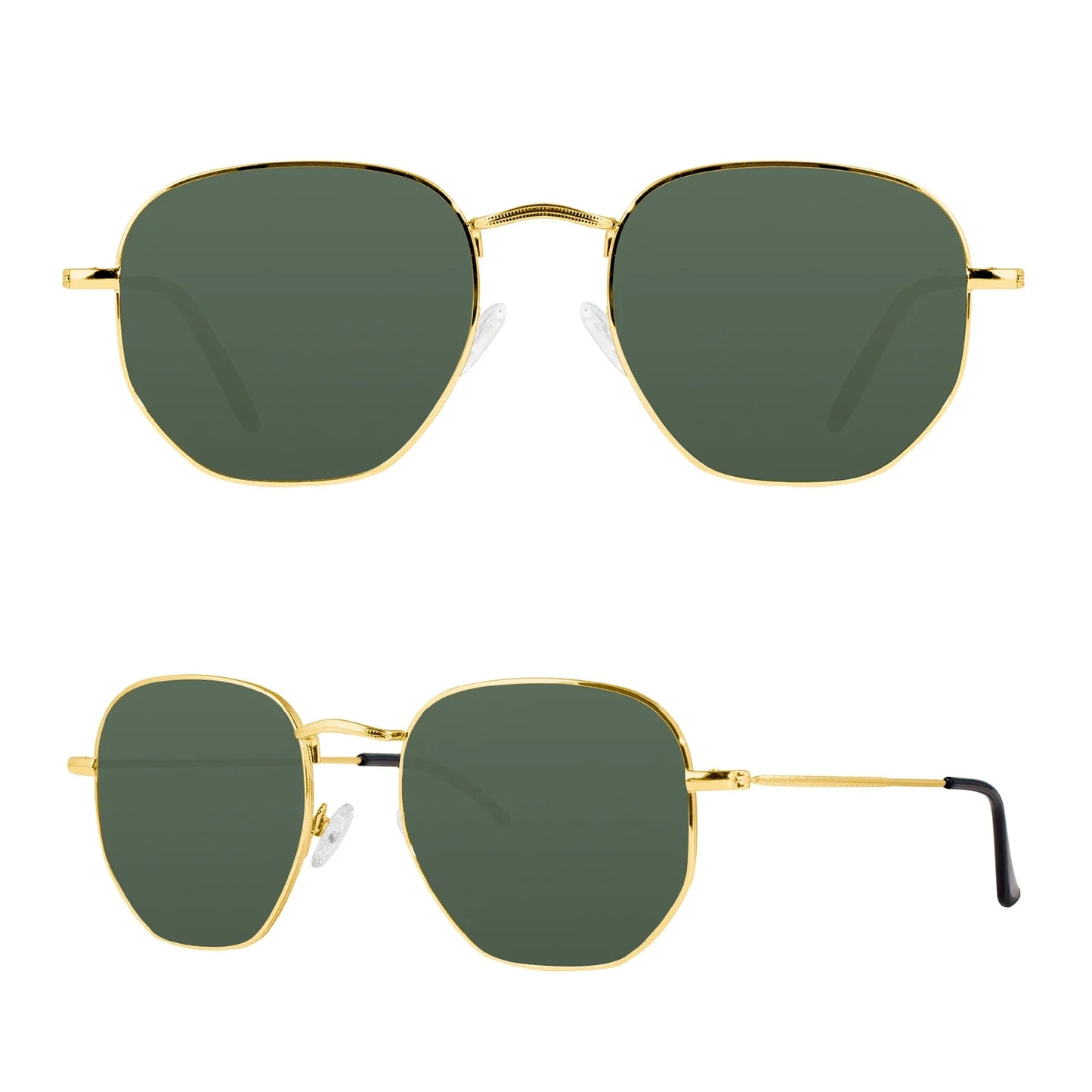Polarized Sunglasses for Big Wide Heads Men And Women XL Size Metal Glasses Driving Sunglasses 8201