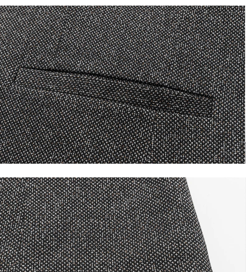 Brand 2026 Spring Autumn Retro Style Suit Blazers for Man 2 Button Slim Fit Social Business Blazer Jackets Men