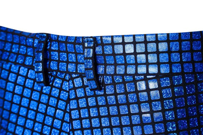 New Men Luxurious Sequined Checkered Suit Pants Fashion Male Dance Party Bar KTV Casual Dress Small Stretch Trousers