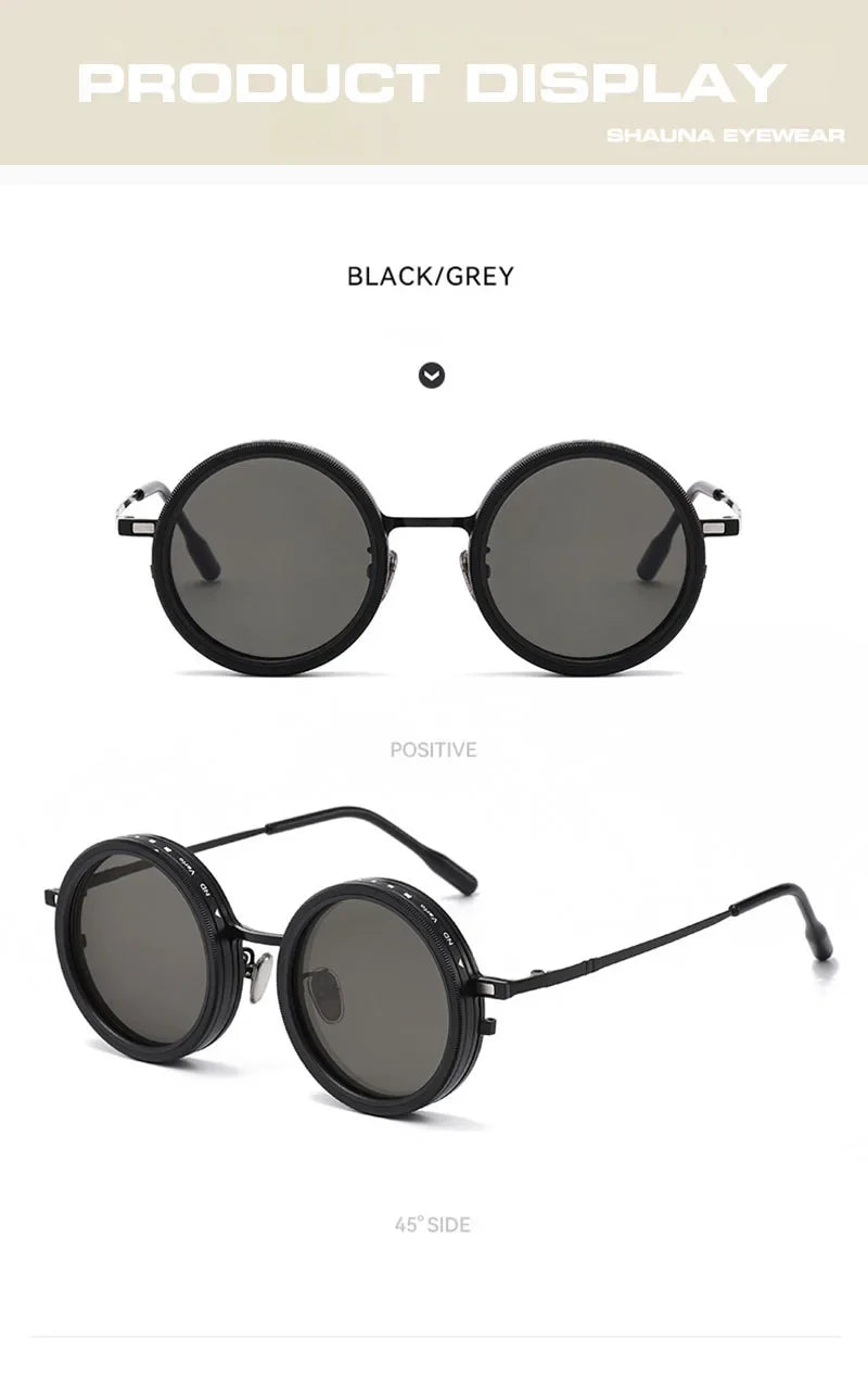 High Quality Magnetic Clip ND9 Rotating Adjustable Dimming Polarized Sunglasses Prescription Available Fishing Shades UV400