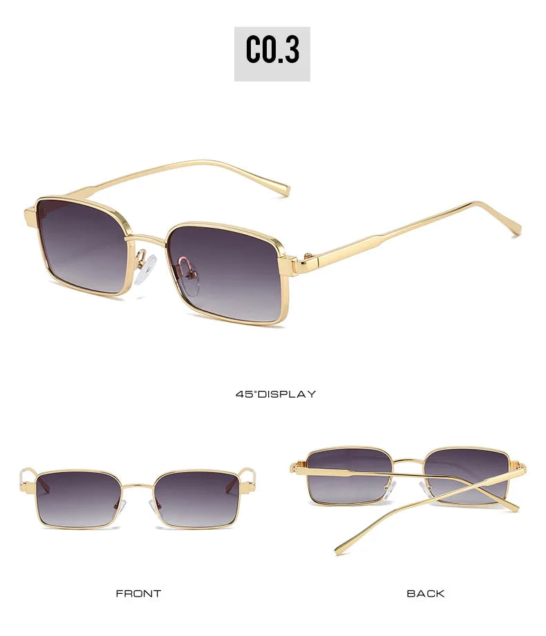 Small Square Sunglasses Women 2026 Vintage Fashion Glasses Retro Sunglass Men Vacation Gafas De Sol Hombre Lunette Soleil Femme
