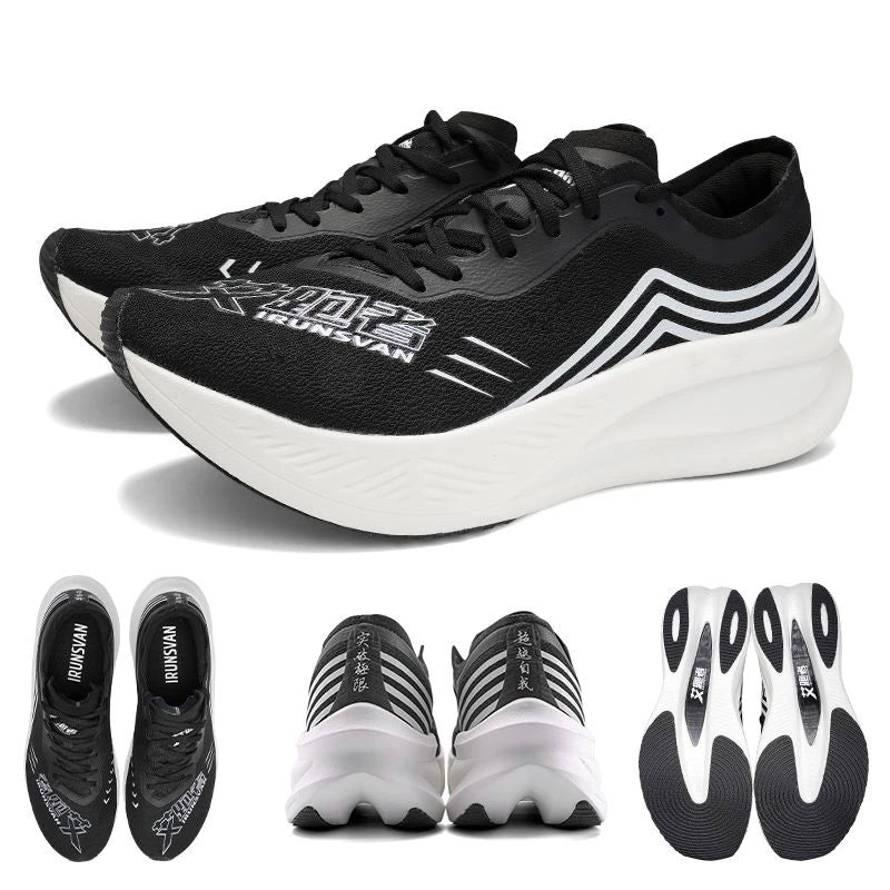 Marathon Racing Carbon Plate Men's Running Shoes Ultra Light Shock Absorption Training Women's Sports Shoes